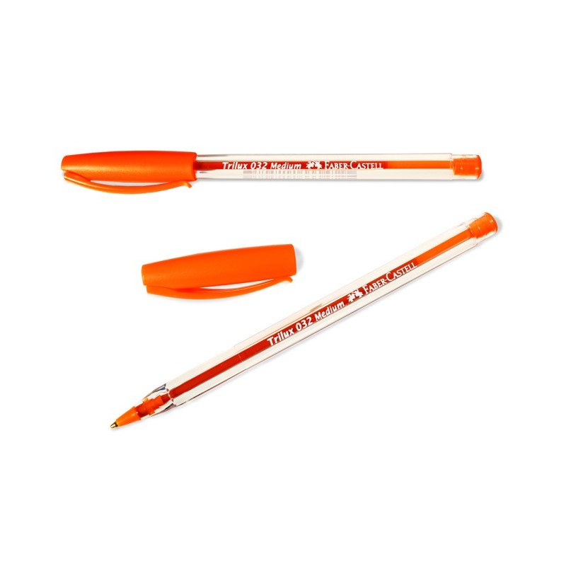  LAPIZ PASTA P.MED FABER 032 NARANJA TRIANGULAR 