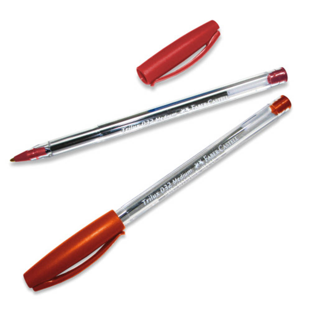  LAPIZ PASTA P.MED FABER 032 ROJO.TRIANGULAR 