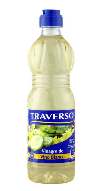  VINAGRE 500 ML TRAVERSO BLANCO 