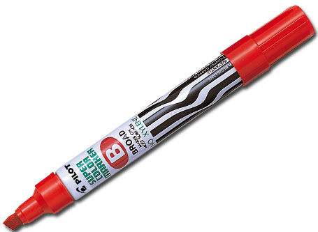  MARCADOR PERMAN.PILOT SCA-B P.BISELADA ROJO 