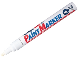  MARCADOR OLEO ARTLINE 400XF P.RED.2.3MM BLANCO 