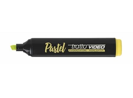  DESTACADOR PASTEL TRATTO VIDEO AMARILLO 