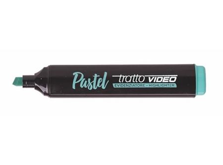  DESTACADOR PASTEL TRATTO VIDEO VERDE MENTA 