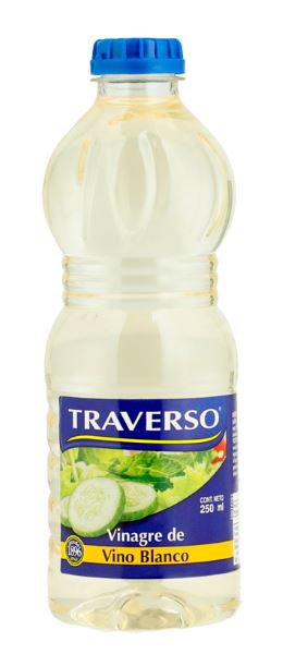  VINAGRE 250 ML TRAVERSO BLANCO 