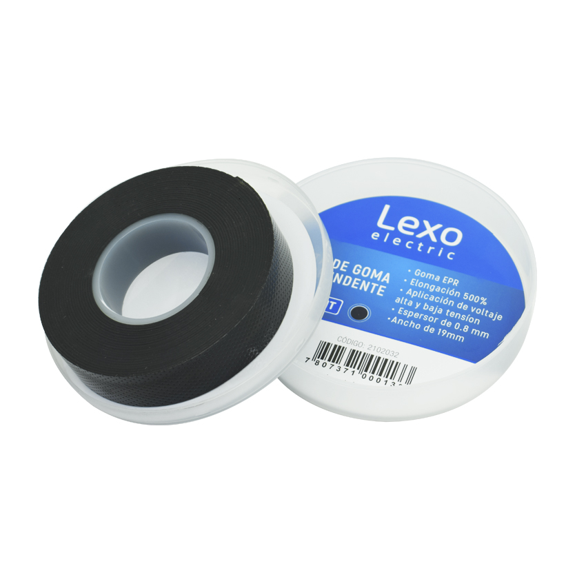  CINTA ELECTRICA NEGRA 19 MM X 5 MT LEXO 