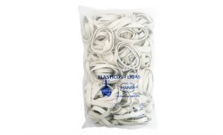  ELASTICO BLANCO 500GR 60X10MM HAND ANCHO P/BILLETE 