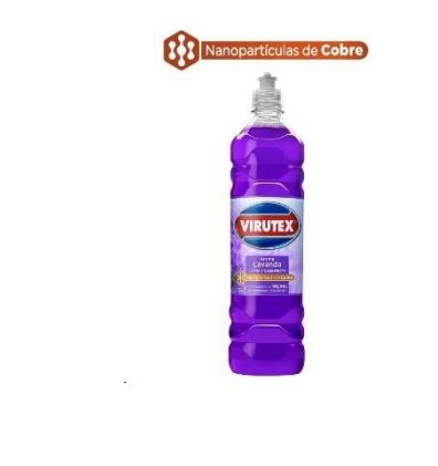  LIMPIADOR PISO 900 ML VIRUTEX DESINF LAVANDA 