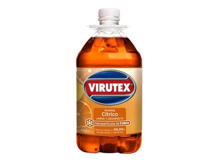  LIMPIADOR PISO 4 LT VIRUTEX DESINFECT CITRICO 