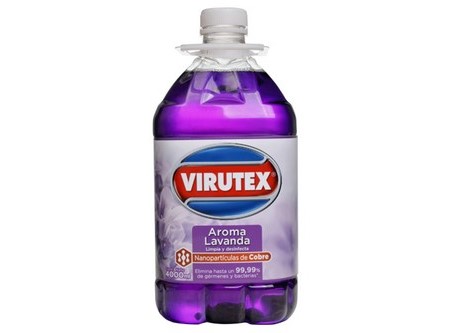  LIMPIADOR PISO 4 LT VIRUTEX DESINFECT LAVANDA 