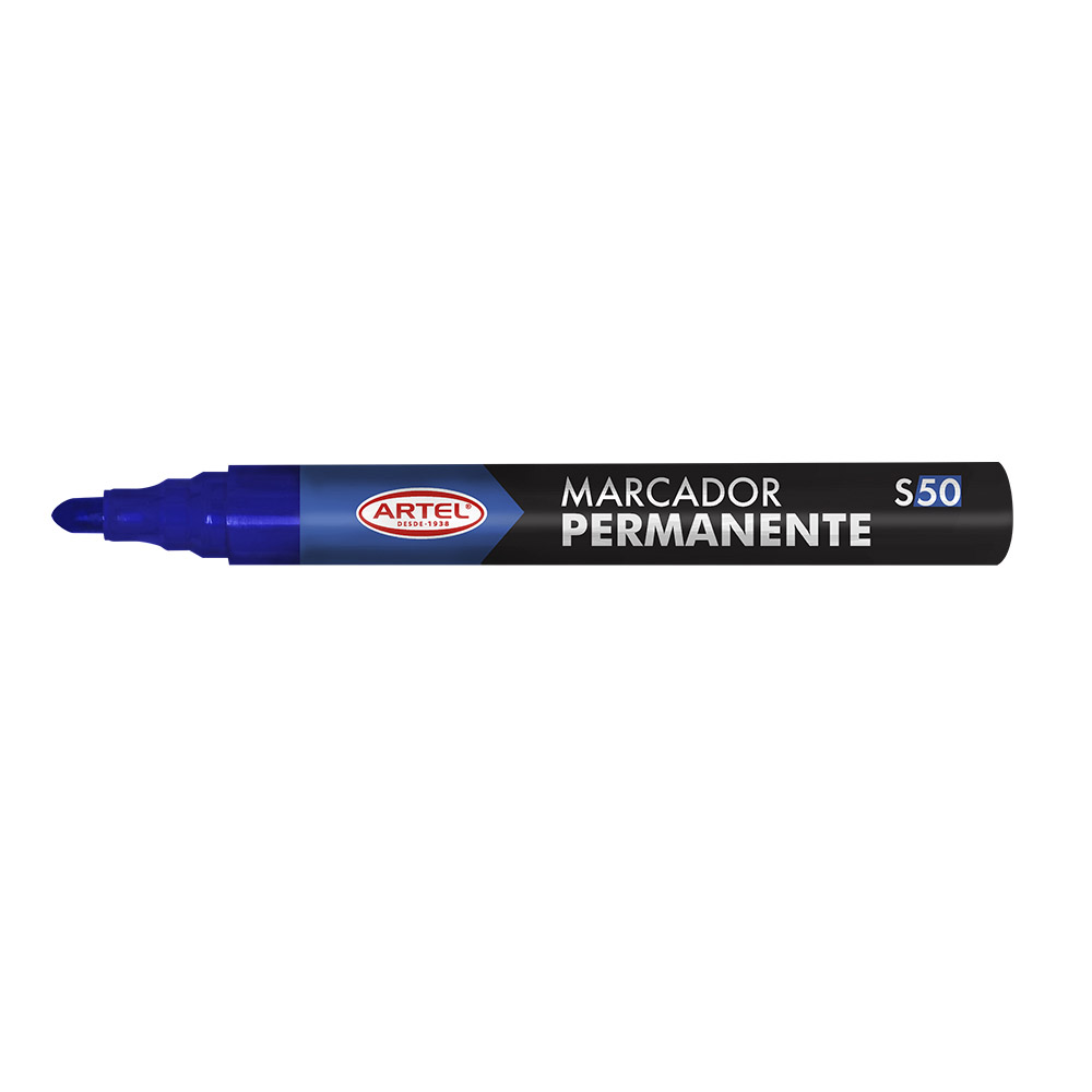  MARCADOR PERMAN.ARTEL P.REDONDA 50 AZUL 