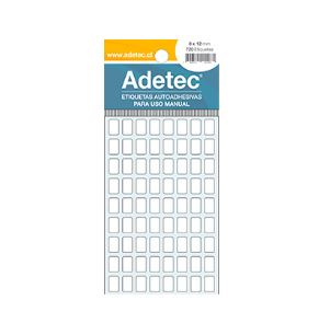  ETIQUETA ADH.08X12 X 72 ETIQ X HOJA ADETEC 