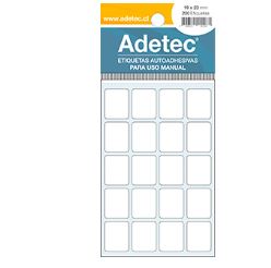  ETIQUETA ADH.19X23 X 20 ETIQ X HOJA ADETEC 