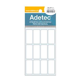  ETIQUETA ADH.19X40 X 12 ETIQ X HOJA ADETEC 