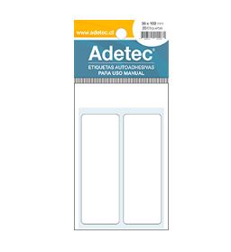  ETIQUETA ADH.36X102 X 2 ETIQ X HOJA ADETEC 