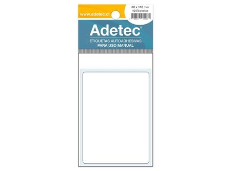  ETIQUETA ADH.80X110 ADETEC 