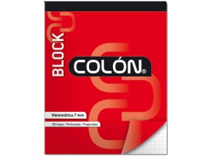  BLOCK CARTA M7 80 HJ COLON 