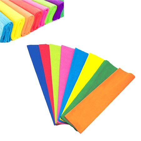  PAPEL CREPE 10 PLIE 50 X 150 CM ROLY GRIS 