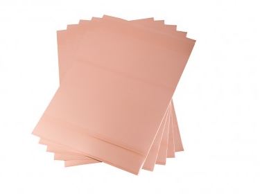  LAMINA DE COBRE 10 UND X 0.10 MM  20 X 30 CMS 
