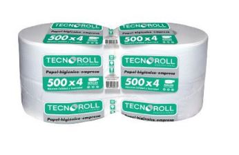  PAPEL HIG. 4 ROLLOS 500 MT H/S TECNOROLL 