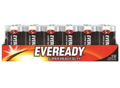  PILA CARBON C MEDIANA X 12 UN. EVEREADY HD 