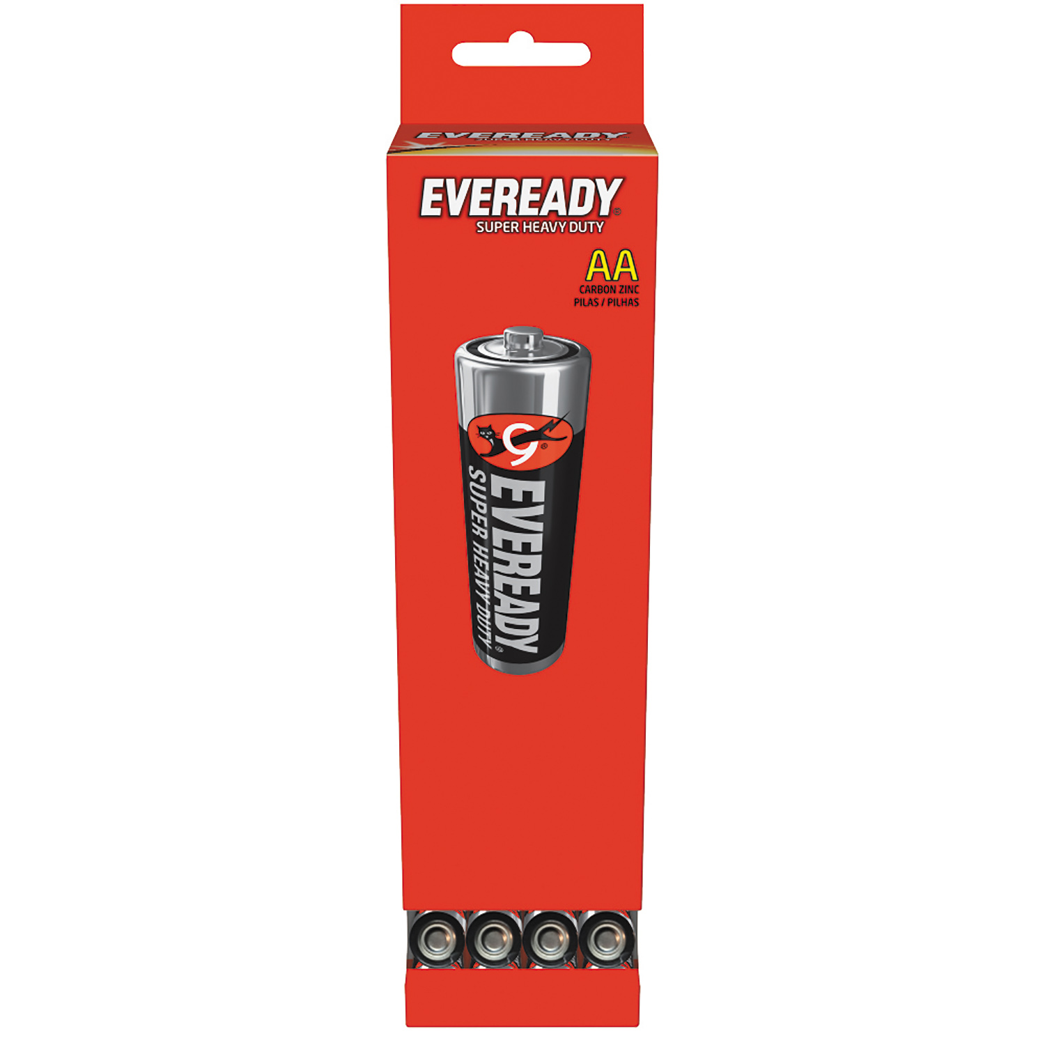  PILA CARBON AA X 60 UN EVEREADY HD 