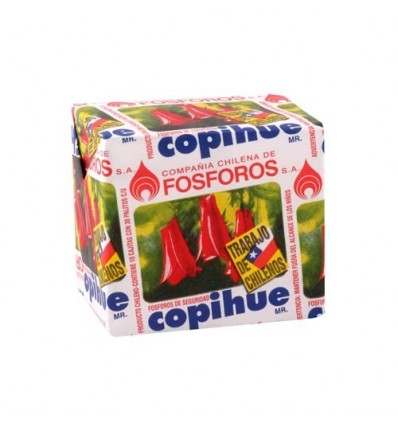  FOSFOROS COPIHUE X 10 CAJITAS DE 40 CERILLAS 