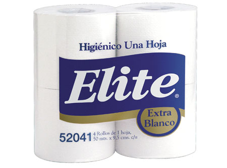  PAPEL HIG. 4 ROLLOS 50 MT H/S ELITE GOFRADO 