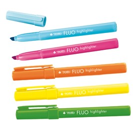  DESTACADOR T/LAPIZ CELESTE MARCA TRATTO FLUO 