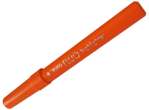  DESTACADOR T/LAPIZ NARANJA MARCA TRATTO FLUO 