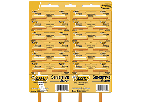  MAQ. AFEITAR 1 HJ DP X 24 UN BIC AMARILLA 