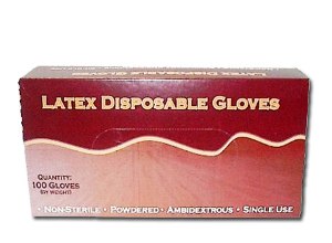  GUANTES QUIR.LATEX C/100 UN TRESOR L C/POLVO 
