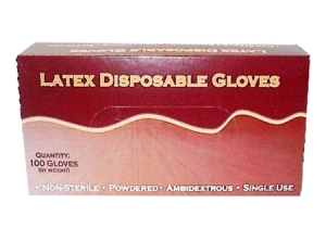  GUANTES QUIR.LATEX C/100 UN TRESOR M C/POLVO 