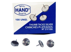  CHINCHES 100 UN PLATEADOS HAND 