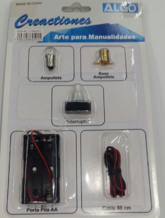  CIRCUITO ELECTRICO SIN PINZA 5 PIEZAS ARTE&COR 