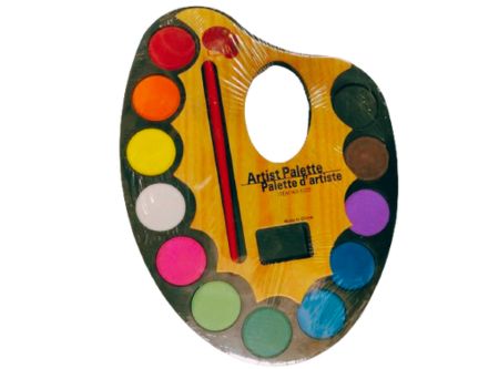  ACUARELA 12 COLORES CLEVER 
