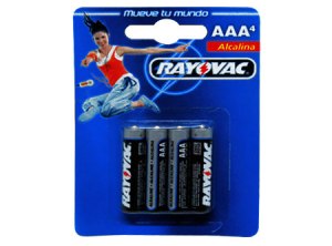  PILA ALCALINA AAA X 6 UN RAYOVAC 