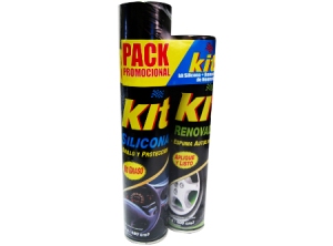  SILICONA + RENOVADOR AUTO 420/360 CC AEROSOL KIT 