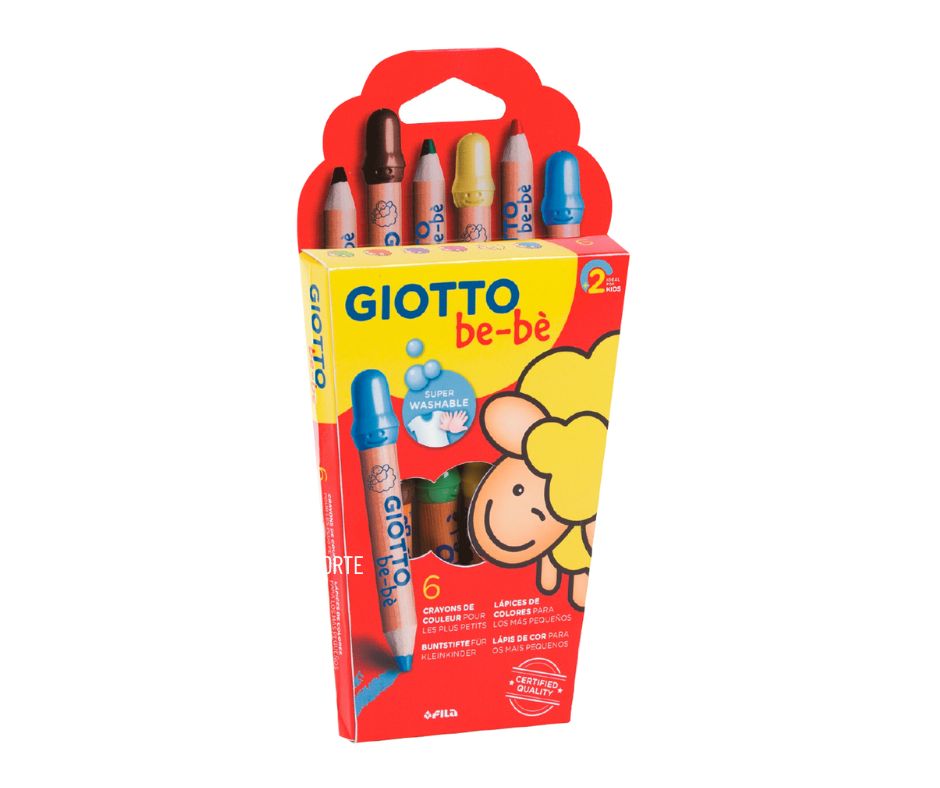  LAPIZ COLOR  6UN. CORTO JUMBO GIOTTO BE-BE 