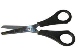  TIJERA ESCOLAR P/ROMA 13 CM MANGO PLASTICA 