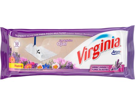  TRAPERO DESECH MULTIUSO 10 UN LAVANDA FLORES VIRGI 
