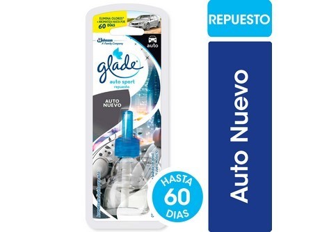  AMBIENTAL AUTO 7 ML GLADE SPORT RECARG. AUTO NUEVO 