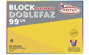  BLOCK DIBUJO  99 1/4 20 HJ ARTEL DOBLE FAZ 
