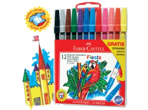  PLUMON ESCOLAR 12 COL FABER CASTEL 