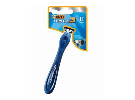  MAQ. AFEITAR 3 HJ DP X 12 UN BIC COMFORT AZUL 