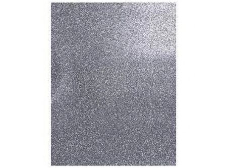  GOMA EVA 20X30 X10 UN GLITTER PLATA GEOP. 