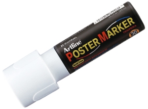  MARCADOR TEMPERA ARTLINE POSTER 30 MM BLANCO** 