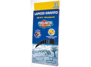  LAPIZ GRAFITO N/2. HEXAGONAL X 12 UND PROARTE 