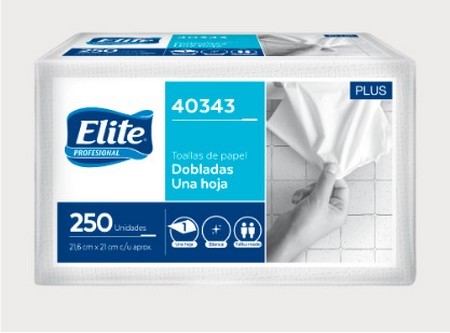  TOALLA PAPEL INTERF 250 HJ UN BLANCA VER 78695** 