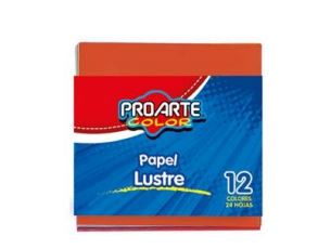  PAPEL LUSTRE FAJO 10 X 10 PROARTE 