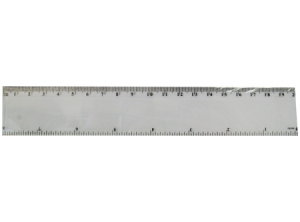 REGLA PLASTICA 20 CM. TRANSPARENTE CORRIENTE 